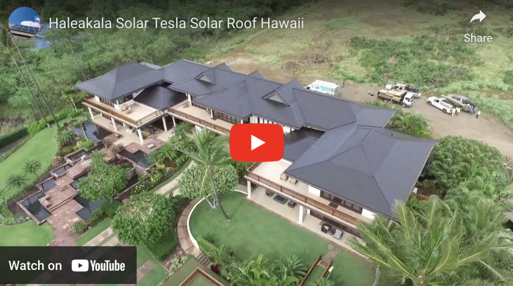 Haleakala Solar Tesla Solar Roof Hawaii